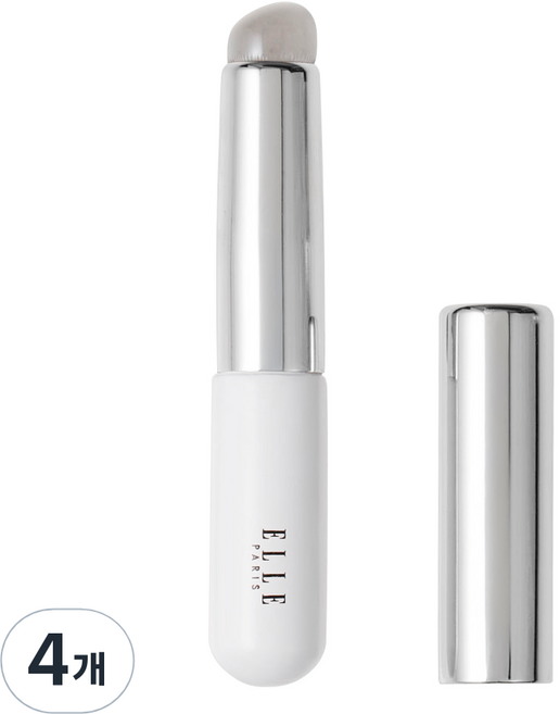 ELLE PARIS 실리콘 립 브러쉬, 4개, 무향