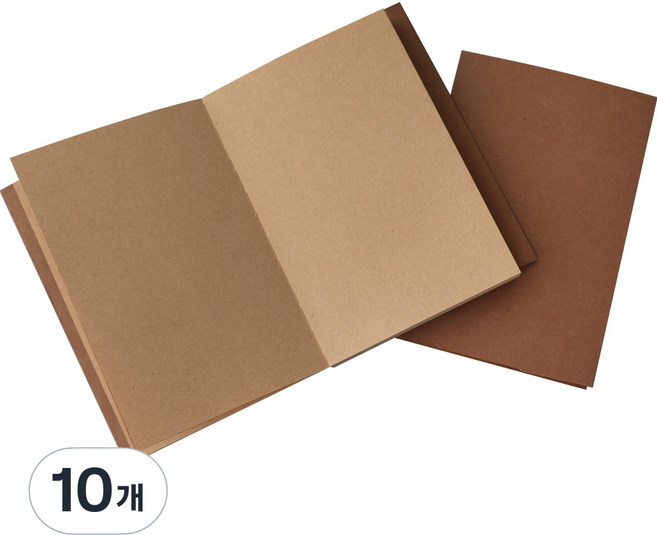 하늬통상 드로잉북 크라프트지 126매 100g, A5, 10개