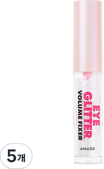 AMUSE 아이 글리터 볼륨 픽서 01 글라스, 5개
