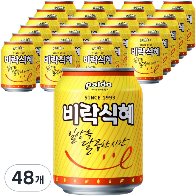 팔도 비락식혜, 238ml, 48개