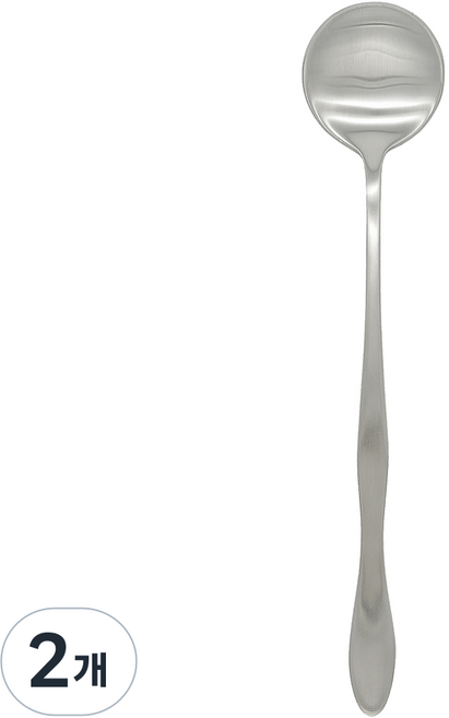 테이블아트 국산 웨이브 화채 스푼, 실버, 단품, 2개
