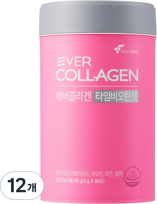 에버콜라겐 타임비오틴 셀, 90g, 12개