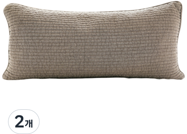 顏料染色檜木枕, 棕色, 2個