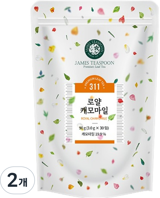 제임스티스푼 로얄 캐모마일, 3g, 30개입, 2개