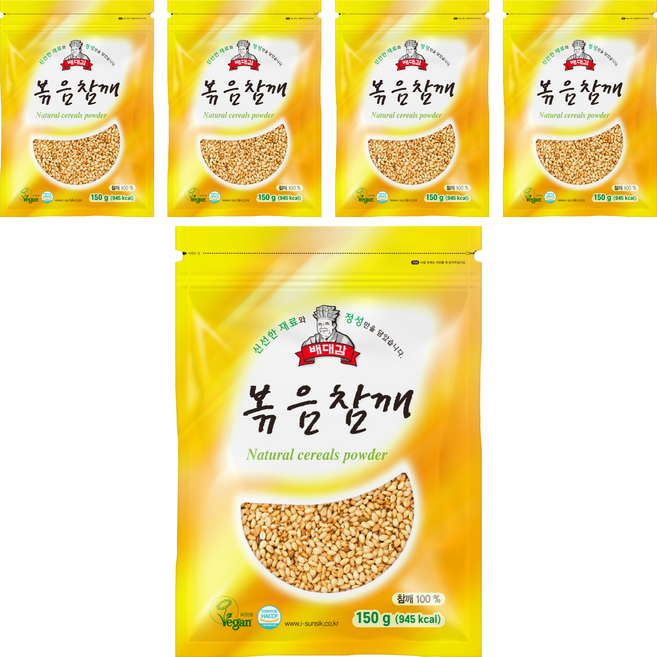 배대감 볶음참깨, 150g, 5개