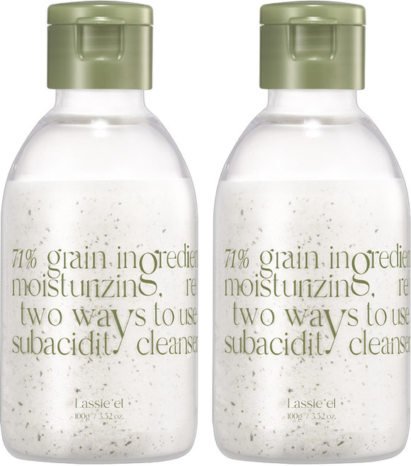 라씨엘르 엔자임 오트 스크럽 파우더워시, 100g, 2개