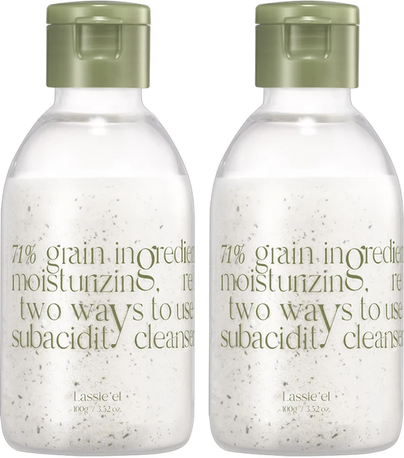 라씨엘르 엔자임 오트 스크럽 파우더워시, 100g, 2개 - 쿠팡