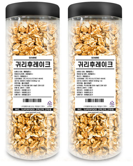 고미네 귀리후레이크, 150g, 2개