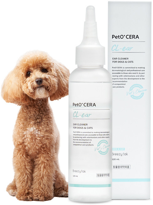 페토세라 클이어 귀세정제, 120ml, 1개