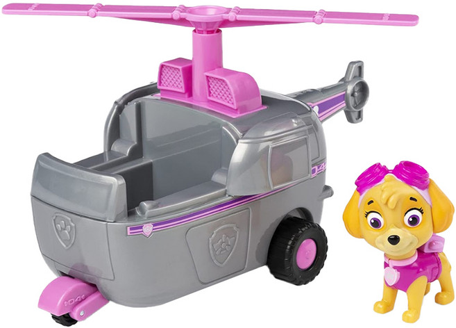 Nickelodeon 汪汪隊立大功 救援車系列玩具, 救援直升機 + 天天, 1組