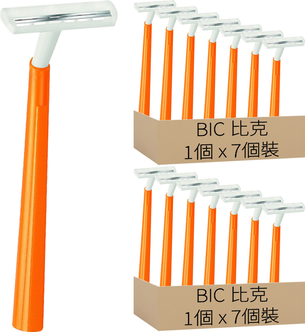 BIC 比克 輕便刮鬍刀, 2個, 7個裝
