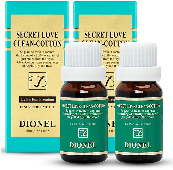 디오넬 시크릿러브 클린코튼 세트, 15ml, 2개 - 쿠팡