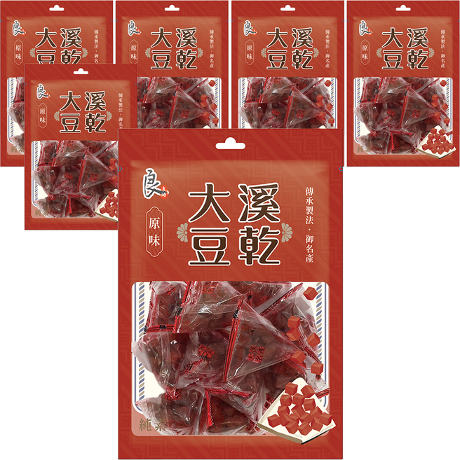 良澔 大溪名產小小丁 原味, 130g, 6袋