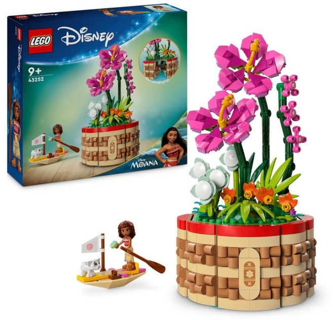 LEGO 43252 莫娜的花盆 Moana's Flowerpot, 1盒