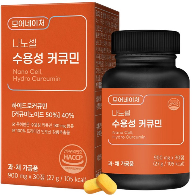 모어네이처 나노셀 수용성 커큐민, 30정, 1개