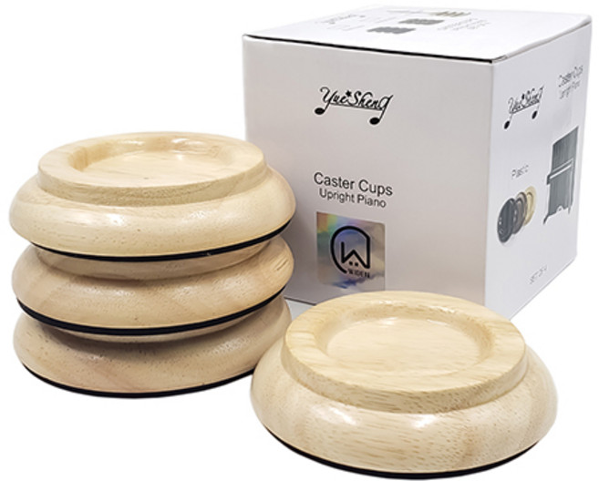 와이든 피아노 바퀴 방진 방음 캐스터 소음 키퍼 4p, 혼합색상