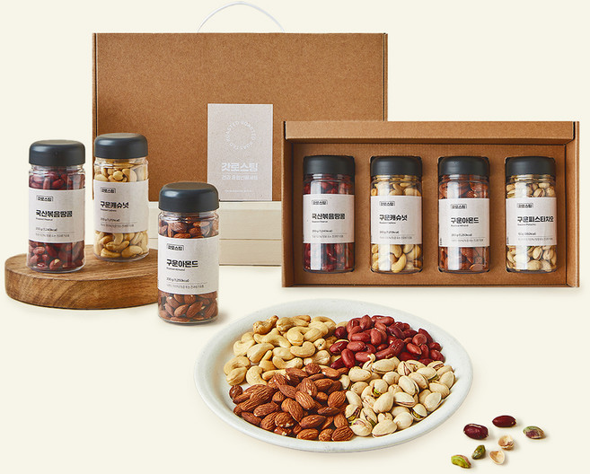 갓로스팅 견과혼합 선물세트, 750g, 1세트