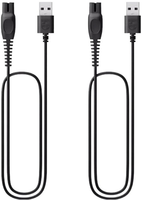 필립스 면도기 호환 USB 충전기 5V, 2개