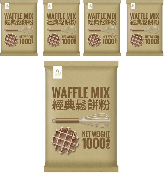 開元食品 經典鬆餅粉, 1kg, 5包