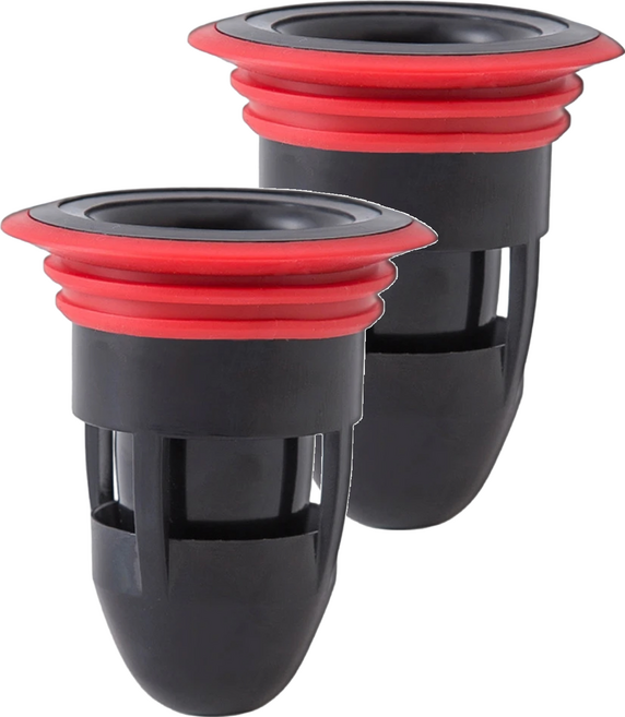 防蟲防臭下水道地漏芯 紅色, 2個