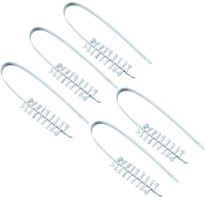 웰티움 세탁기 내부 틈새 청소 브러시, 화이트, 5개