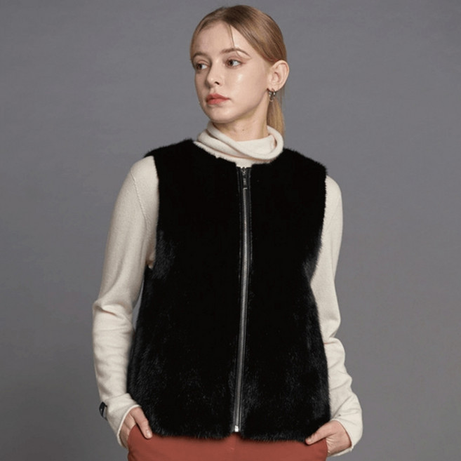 진도 끌레베 큐티 밍크 베스트 K4W1FV30