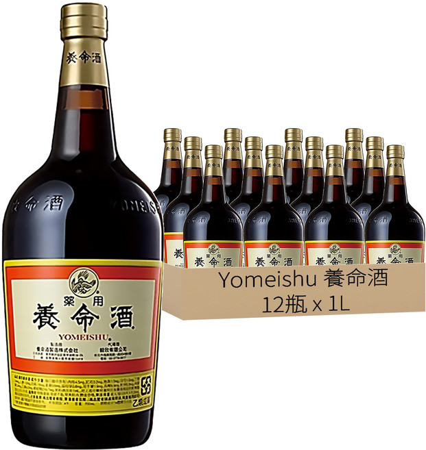 Yomeishu 養命酒 藥用, 1L, 12瓶