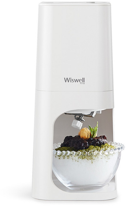 위즈웰 설레임 눈꽃 빙수기 화이트, WB800W