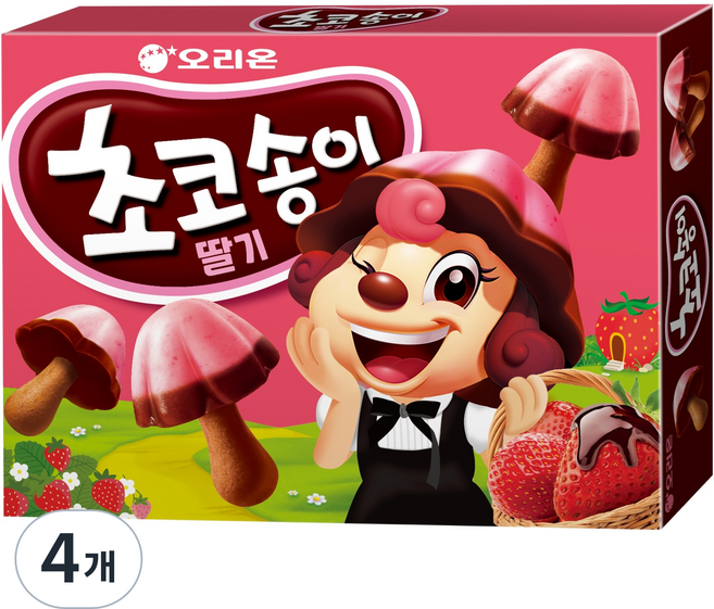 초코송이 딸기, 45g, 4개