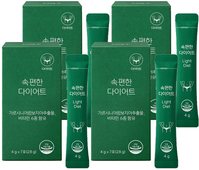 네츄럴굿띵스 속편한 다이어트 7p, 28g, 4개