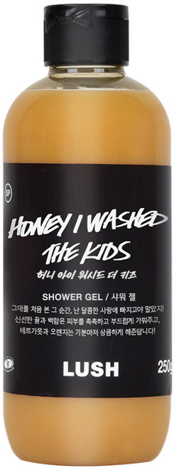 러쉬 허니 아이 워시드 더 키즈 샤워 젤, 250g, 1개