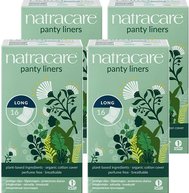 나트라케어 팬티라이너, 롱, 16개입, 4개 - 쿠팡