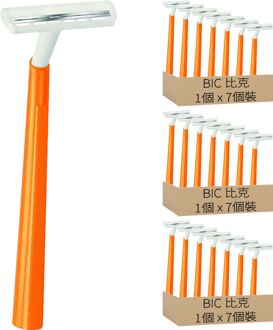 BIC 比克 輕便刮鬍刀, 3個, 7個裝