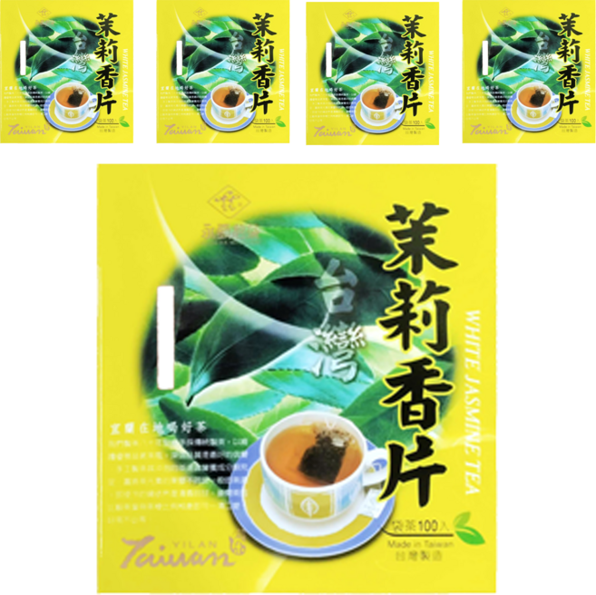 永發茗茶 茉莉香片, 2g, 100包, 5盒