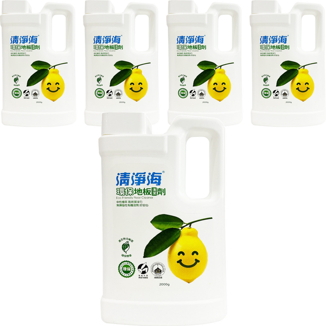 清淨海 環保地板清潔劑, 2kg, 5桶