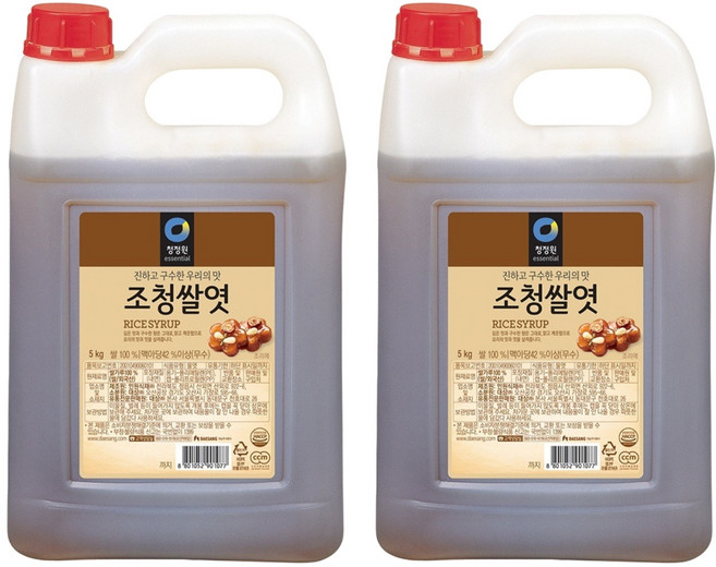 청정원 조청쌀엿, 5kg, 2개