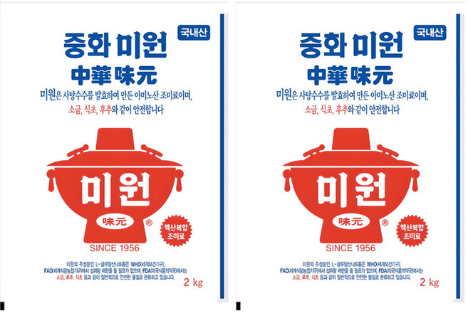 미원 중화요리전용, 2kg, 2개