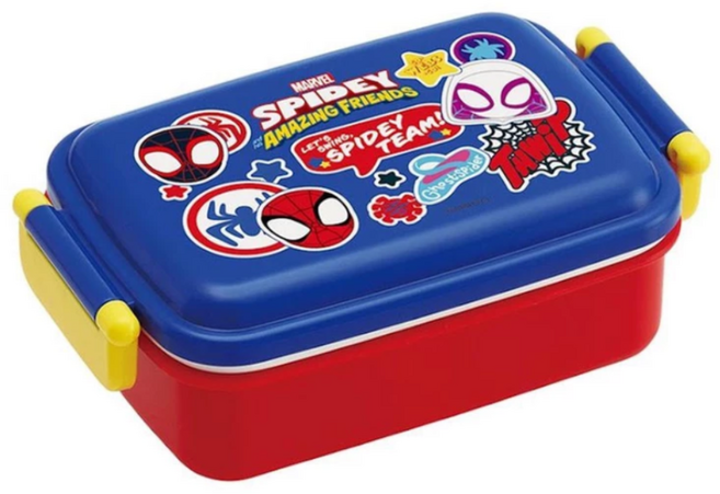 Skater 小餐盒 450ml, 蜘蛛人 藍色, 1個
