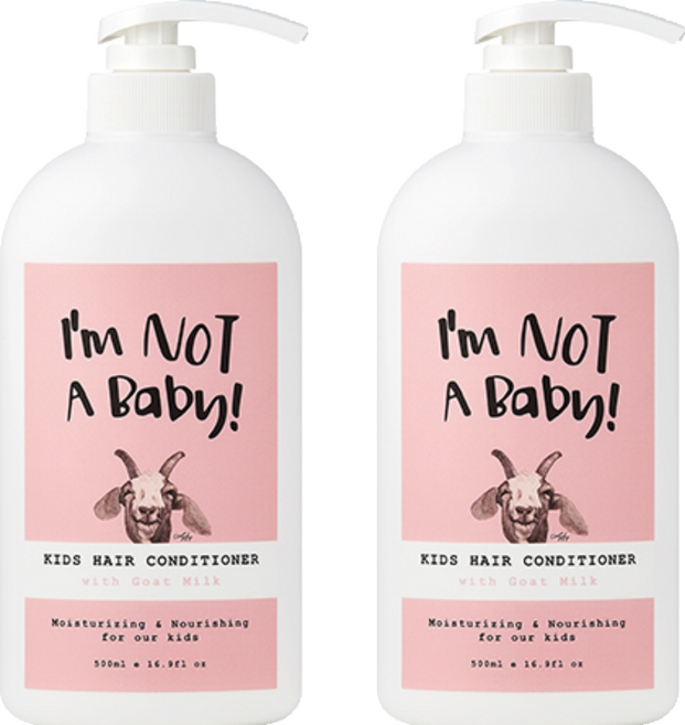 아임낫어베이비 키즈 헤어컨디셔너, 500ml, 2개