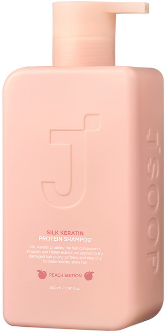 제이숲 실크 케라틴 단백질 샴푸 피치 에디션, 500ml, 1개