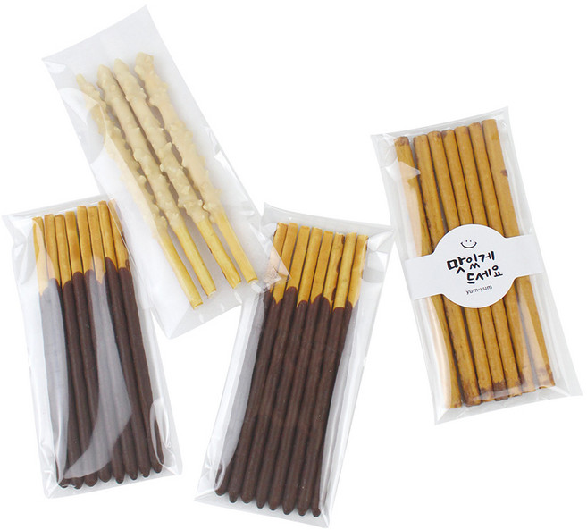 아이엔피 접착식 OPP 무지 쿠키봉투 17 x 25 cm, 100개, 1세트