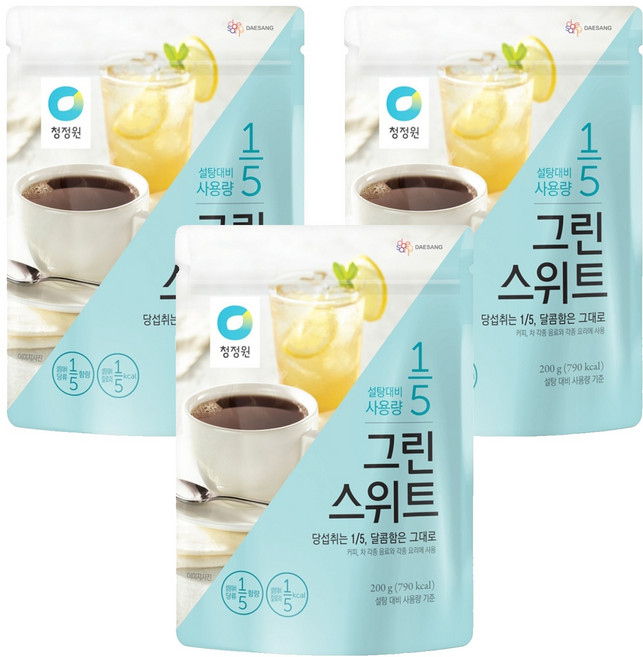청정원 그린스위트, 200g, 3개