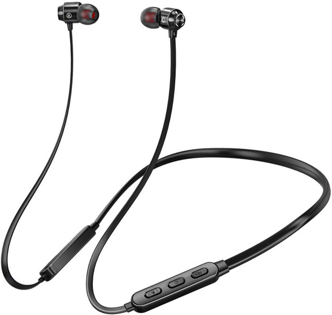 HONG JIN 宏晉 頸掛藍牙耳機 17g, RE01, 黑色