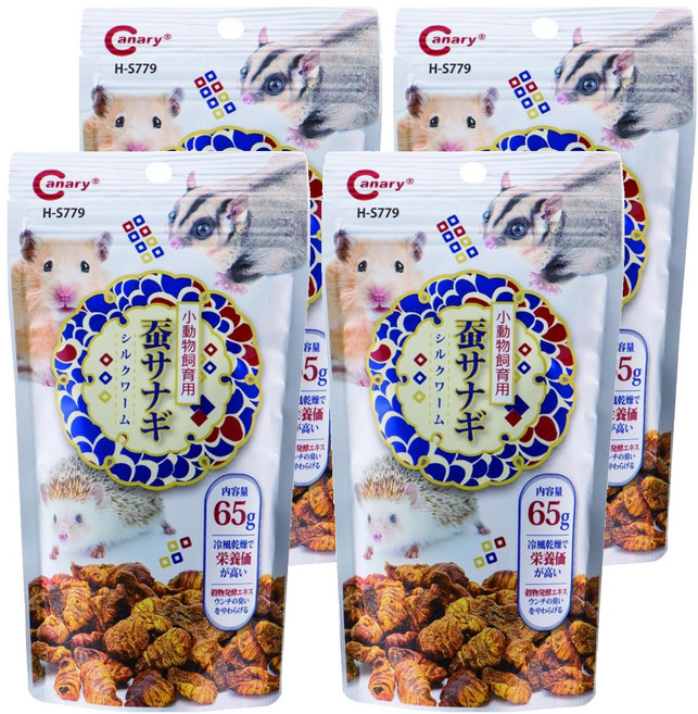 Canary 丸多高蛋白 H-S779 乾燥蠶蛹, 4個, 65g
