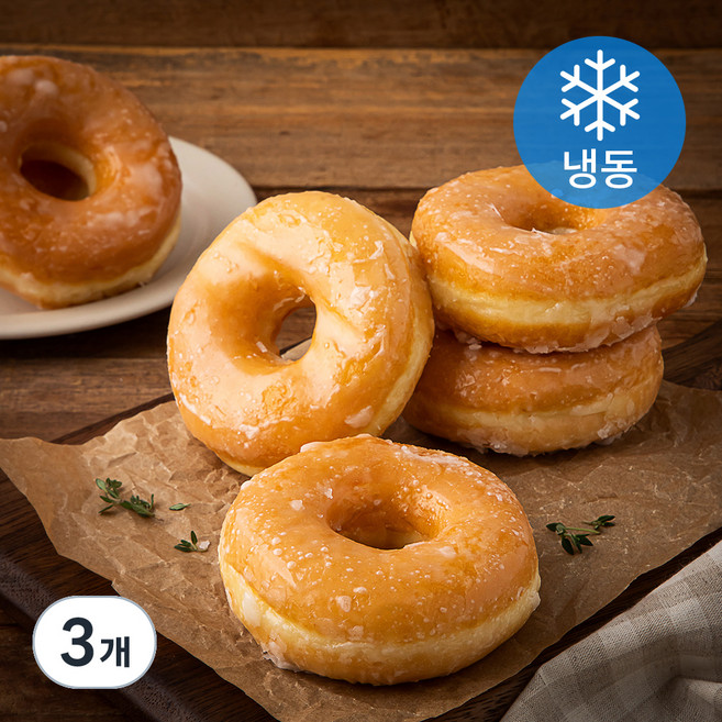 디엔비 글레이즈드 도넛 (냉동), 50g, 10개입, 3개