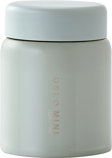 OSLO 迷你食物保溫罐, 綠色, 220ml, 1個