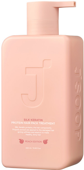 제이숲 실크 케라틴 단백질 트리트먼트 피치 에디션, 500ml, 1개