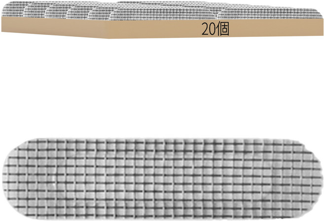 強力黏性紗窗修補膠帶, 20個