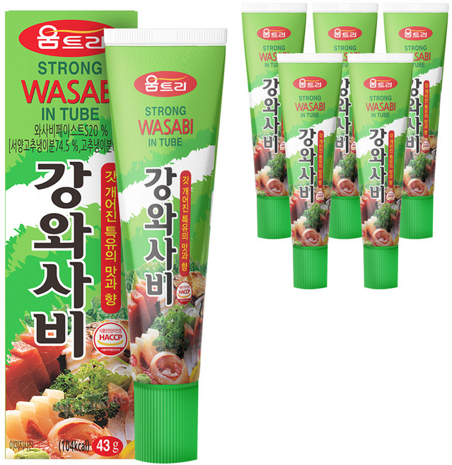 WOOMTREE 強效山葵粉, 43g, 6個