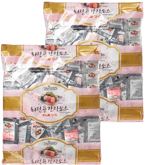 이엔푸드 회전용 간장소스, 896ml, 2개